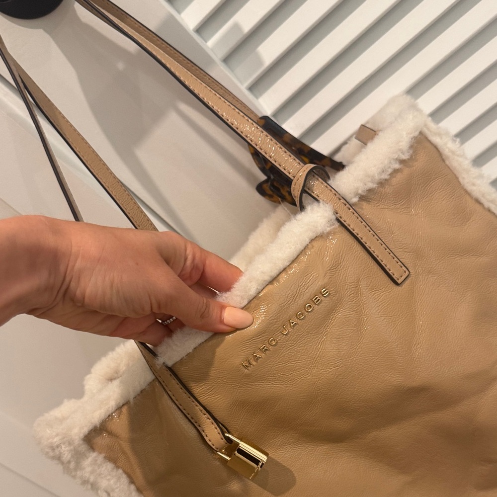 Marc Jacobs Tan and Cream Tote